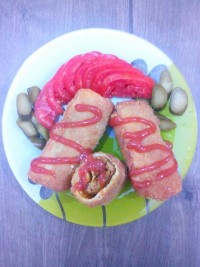 کرپ مرغ و پنیر