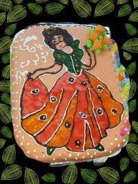 کیک ا سفنجی با خمیر فوندانت