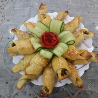 پودینگ نان کروسان