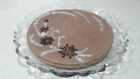 چیز کیک شکلاتی نپختنی