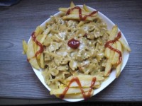 فارفاله با قارچ و اسفناج
