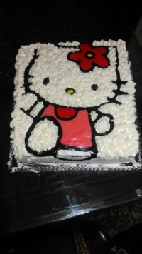 کیک فرشته برفی