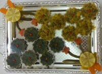 کوکو سبزی قالبی در فر