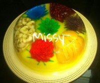 ژله تلفیقی (تزریقی + میوه ای)