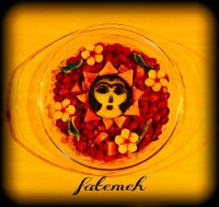خوراک لوبیا چیتی گیاهی