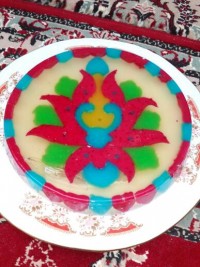 ژله خرده شیشه (طرح دار)