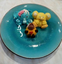 عروسک فانتزی باخمیر فوندانت برای کیک کودک