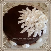 کیک شیفون با روکش گاناش