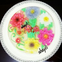 ژله گلدار