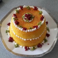 ته چین مرغ ۲ طبقه