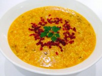 سوپ گوجه فرنگی با برنج