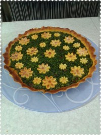 کوکو سبزی قالبی در فر