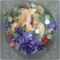 تزیین مرغ براى عروس