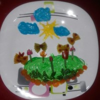 چیپس ماکارونی با ماست چکیده