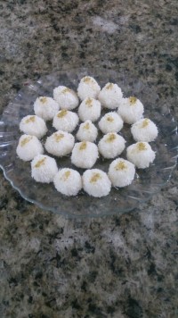 توپک های نارگیلی (بدون پخت)