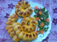 پیراشکی گوشت ومرغ