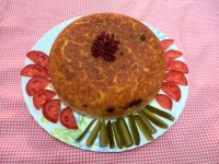 ته چین گوشت و بادمجون