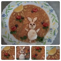 تزئین سوپ کودک