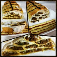 رول گوشت و یوفکا