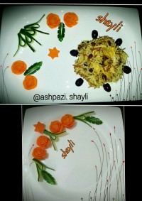 رشته پلو با گوشت