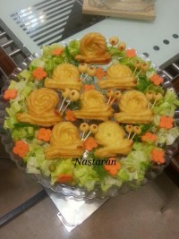 سیب زمینی بامیه ای