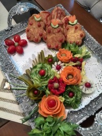 تزیین کوکو سیب زمینی