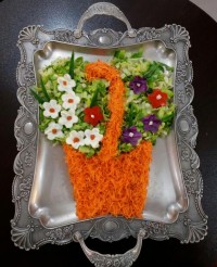 سالاد کلم با سبزیجات