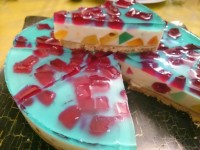 چیز کیک خرده شیشه