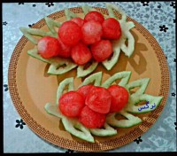 تزیین هندوانه