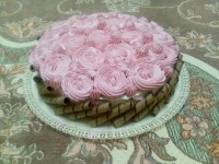 کیک با رویه باتر کریم