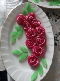 ژله بستنی گل رز