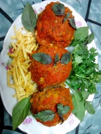 کوفته ترش و شیرین