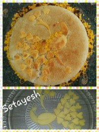 تزیین ته دیگ برنج