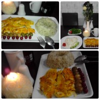 سبزی پلو با ماهی کبابی