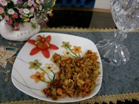 ماکارونی صدفی با گوشت چرخ کرده