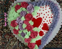 کیک تولد مهلا