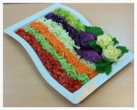 سالاد کلم با سبزیجات