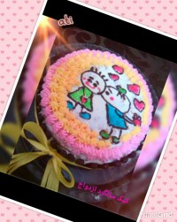 کیک عشقولانه