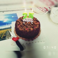 کیک شکلاتی تولد