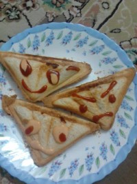 اسنک مرغ و قارچ