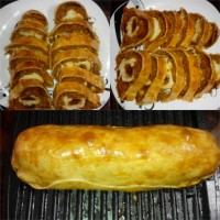 رولت مرغ و قارچ مخصوص