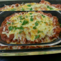 cheesy (chijeu)buldakمرغ آتشین پنیری