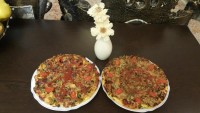 پیتزا گوشت و مرغ با خمیر جادویی
