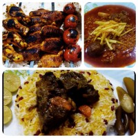 بال کتف کبابی،قیمه،چلوگوشت