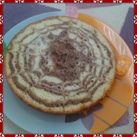 کیک زبرا قابلمه ای