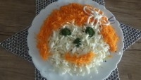 تزیین سالاد کلم