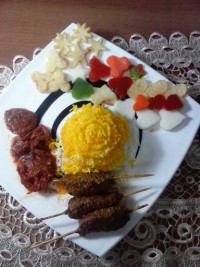 کباب تابه ای سیخی