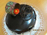 کیک با روکش براقکی