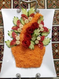 تزیین سالاد