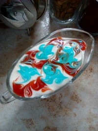 تزیین سس سالاد